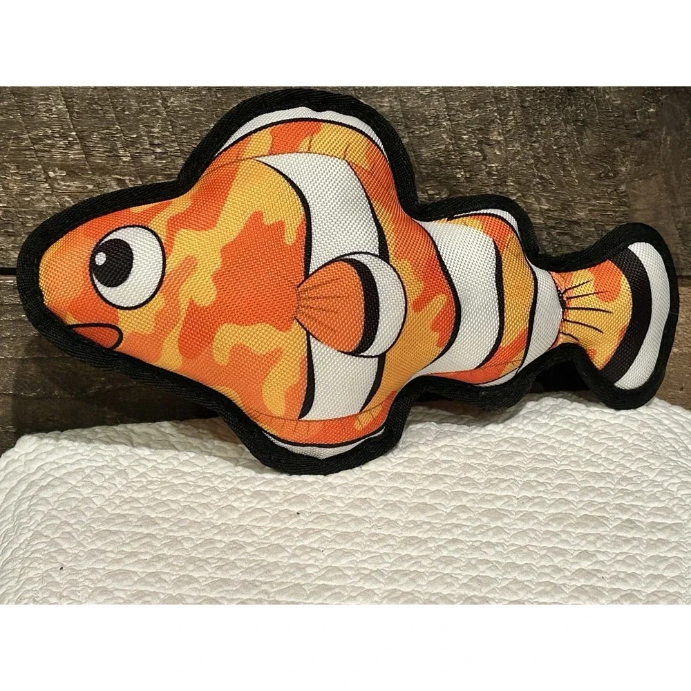 Tuffy Ocean Creature, One Size, Fish Orange & Black NEW